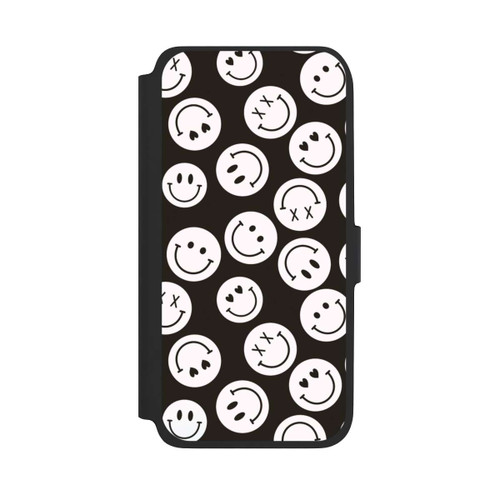 Samsung Galaxy A17 5G NIVOflip Smiles Emotes Pattern Black And White