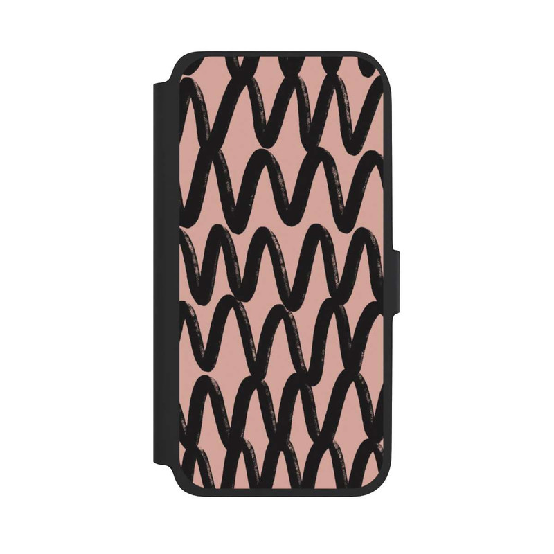 Galaxy A17 5G NIVOflip Schwarzes Zickzack