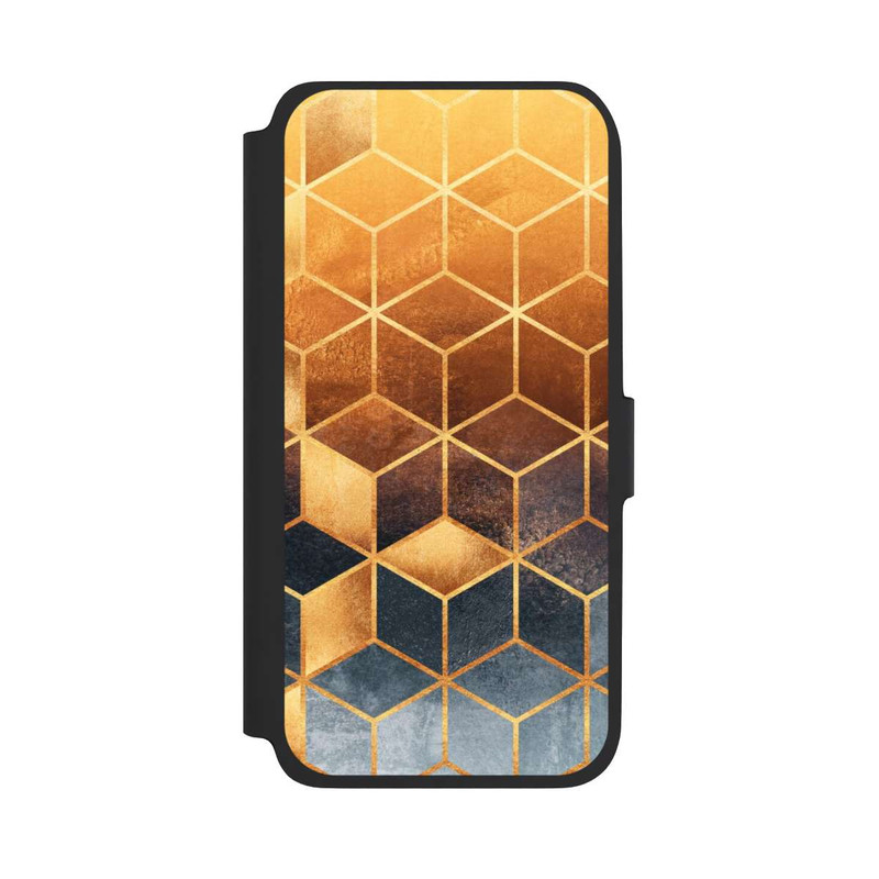 Galaxy A17 5G NIVOflip Würfel goldener Farbverlauf