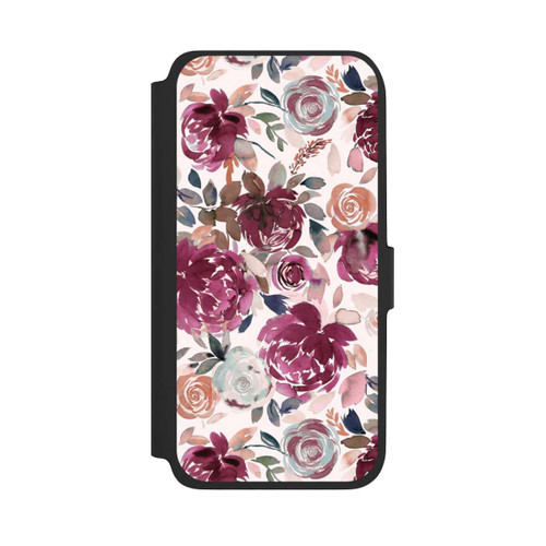 Samsung Galaxy A17 5G NIVOflip Pivoines et roses d'automne Rose