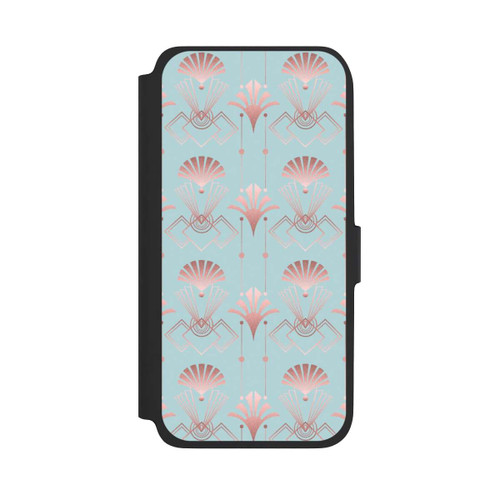 Samsung Galaxy A17 5G NIVOflip Art Deco Rose Gold Elegance Blue