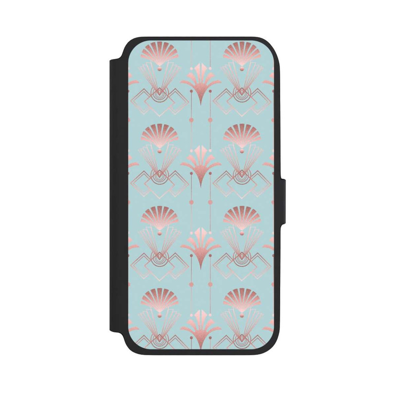 Galaxy A17 5G NIVOflip Art Deco Rose Gold Elegance Blue