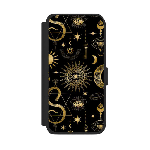 Samsung Galaxy A17 5G NIVOflip Soleil et Lune Célestes Steampunk