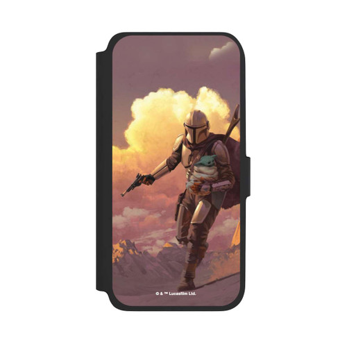 Samsung Galaxy A17 5G NIVOflip The Mandalorian And Grogu Sunset Clouds