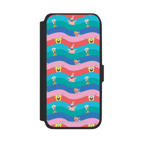 Samsung Galaxy A17 5G NIVOflip Spongebob Friends Colorful Waves