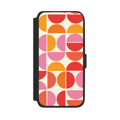 Samsung Galaxy A17 5G NIVOflip Retro Trend Pattern Orange