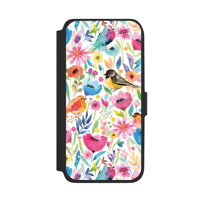 Galaxy A17 5G NIVOflip Wunderliche Vögel und Blumen