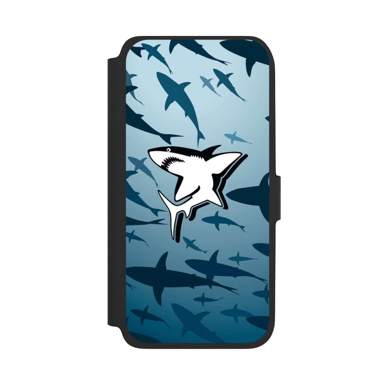 Galaxy A17 5G NIVOflip Haie Muster Blau