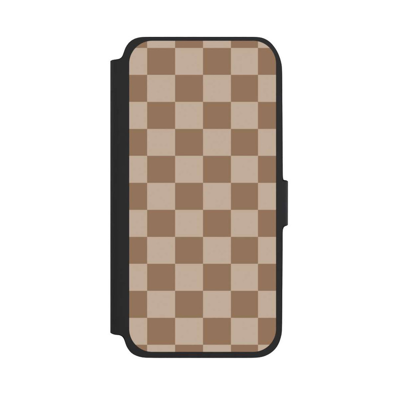 Galaxy A17 5G NIVOflip Braun Karo