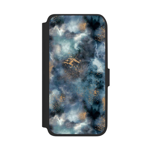 Samsung Galaxy A17 5G NIVOflip Smoky Marble Watercolor Navy