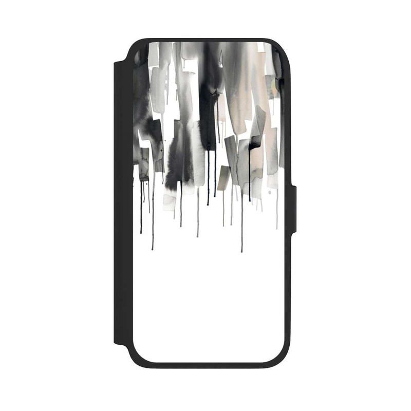 Galaxy A17 5G NIVOflip Watery Stripes Japandi Black