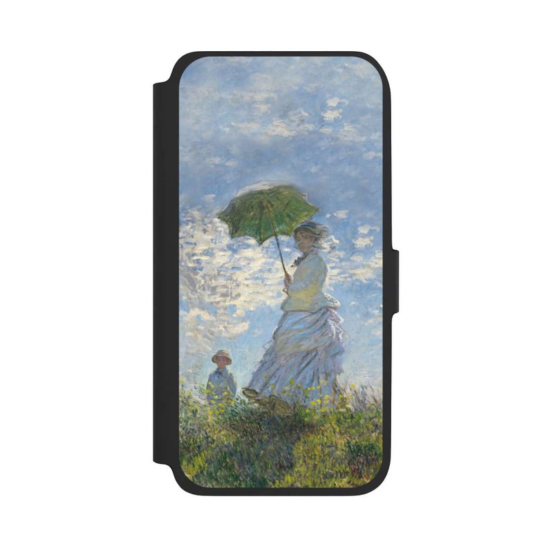 Galaxy A17 5G NIVOflip Frau mit Sonnenschirm - Monet