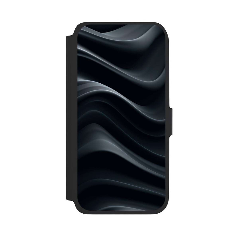 Galaxy A17 5G NIVOflip Black Waves Texture