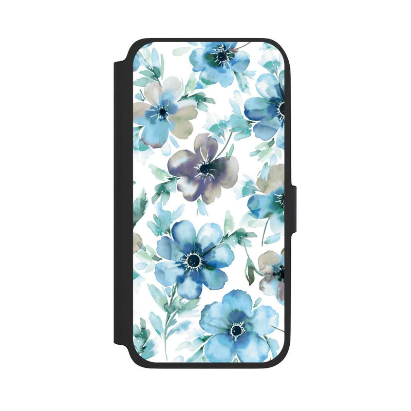 Galaxy A17 5G NIVOflip Blaues Blumenmuster Trendy
