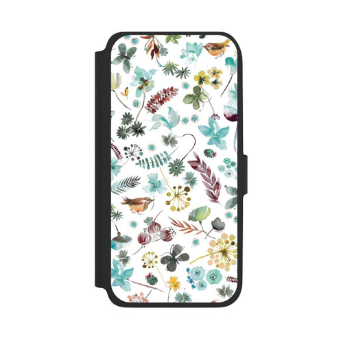 Samsung Galaxy A17 5G NIVOflip Botanischer Schmetterling Natur Blau