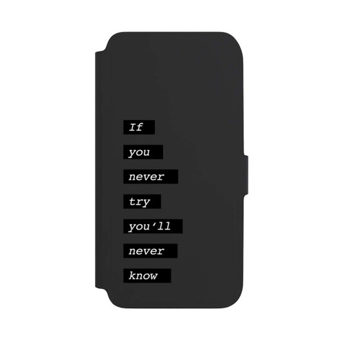 Samsung Galaxy A17 5G NIVOflip If You Try Black Transparent