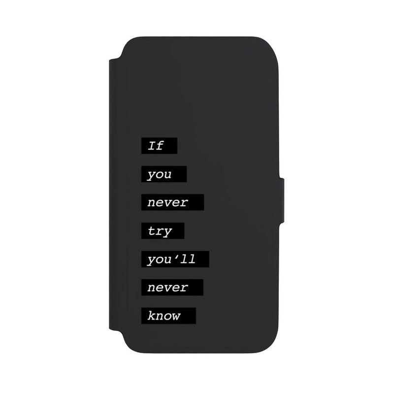 Galaxy A17 5G NIVOflip If You Try Black Transparent