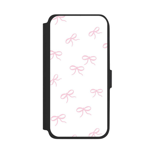 Samsung Galaxy A17 5G NIVOflip Schleifen Muster Rosa Weiß