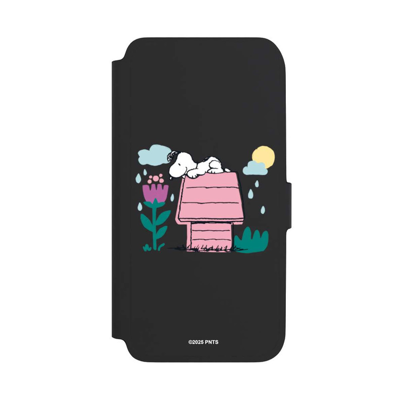 Galaxy A17 5G NIVOflip Snoopy Hundehütte Frühling transparent