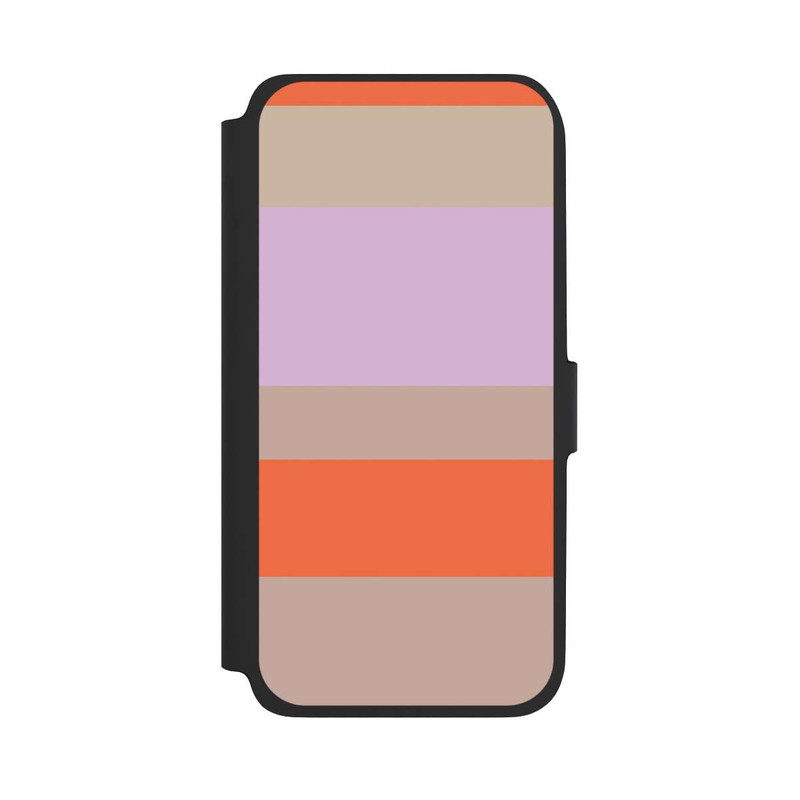Galaxy A17 5G NIVOflip Moca Lila Orange Stripes