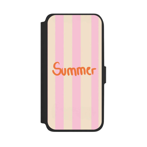 Samsung Galaxy A17 5G NIVOflip Summer Pink And Orange Stripes