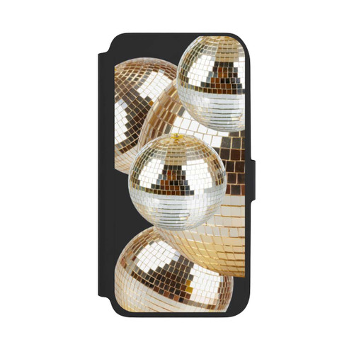 Samsung Galaxy A17 5G NIVOflip Discokugel Gold Transparent mit KI