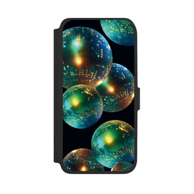 Galaxy A17 5G NIVOflip Discokugel Dekoration Schwarz mit KI