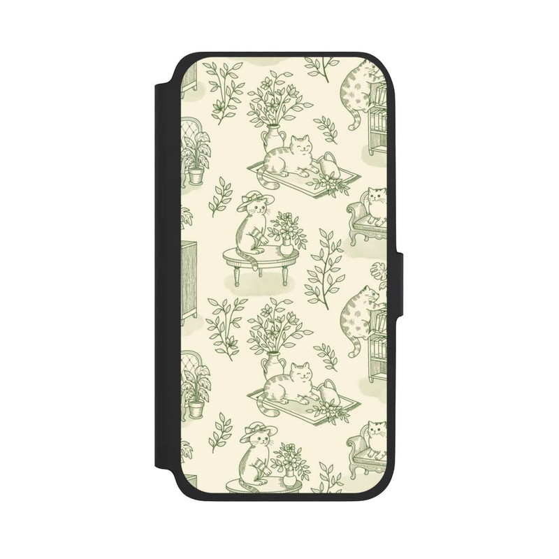 Galaxy A17 5G NIVOflip Chonky Cats Toile de Jouy