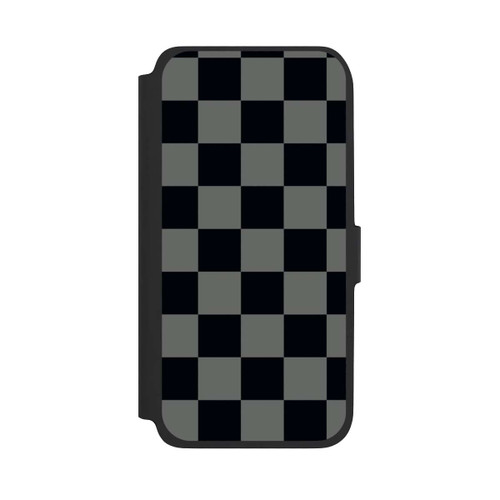 Samsung Galaxy A17 5G NIVOflip Checked Pattern Black Grey