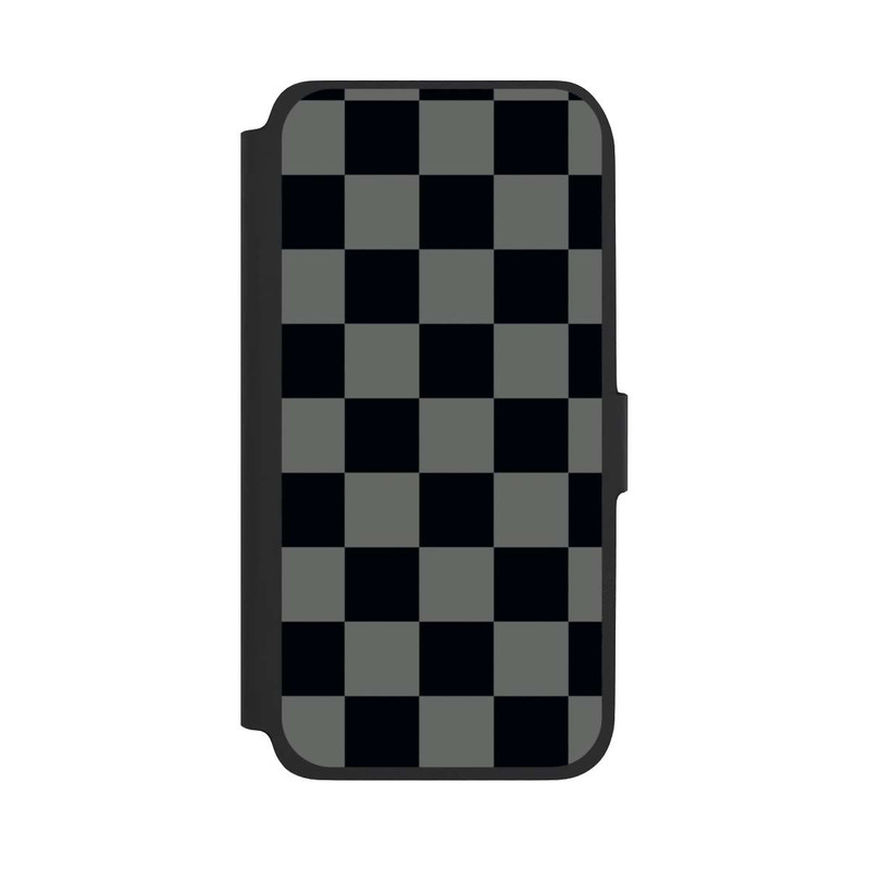 Galaxy A17 5G NIVOflip Schachbrett Schwarz Grau