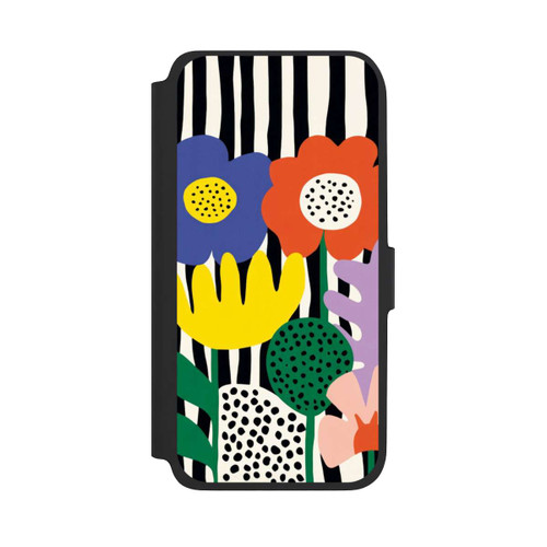 Samsung Galaxy A17 5G NIVOflip Flowers Striped Background