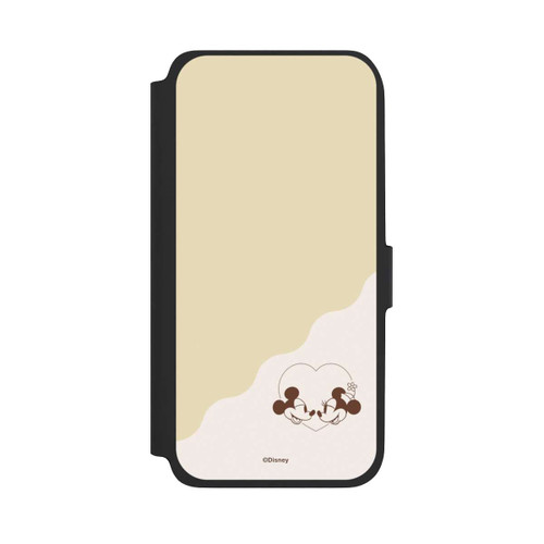 Samsung Galaxy A17 5G NIVOflip Mickey and Minnie Love Heart Beige