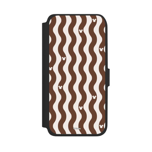 Samsung Galaxy A17 5G NIVOflip Mickey Mouse Brown Pattern Waves