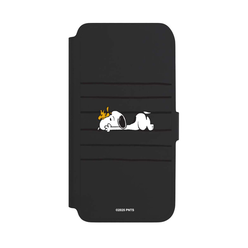 Galaxy A17 5G NIVOflip Snoopy Woodstock Streifen Peanuts Transparent