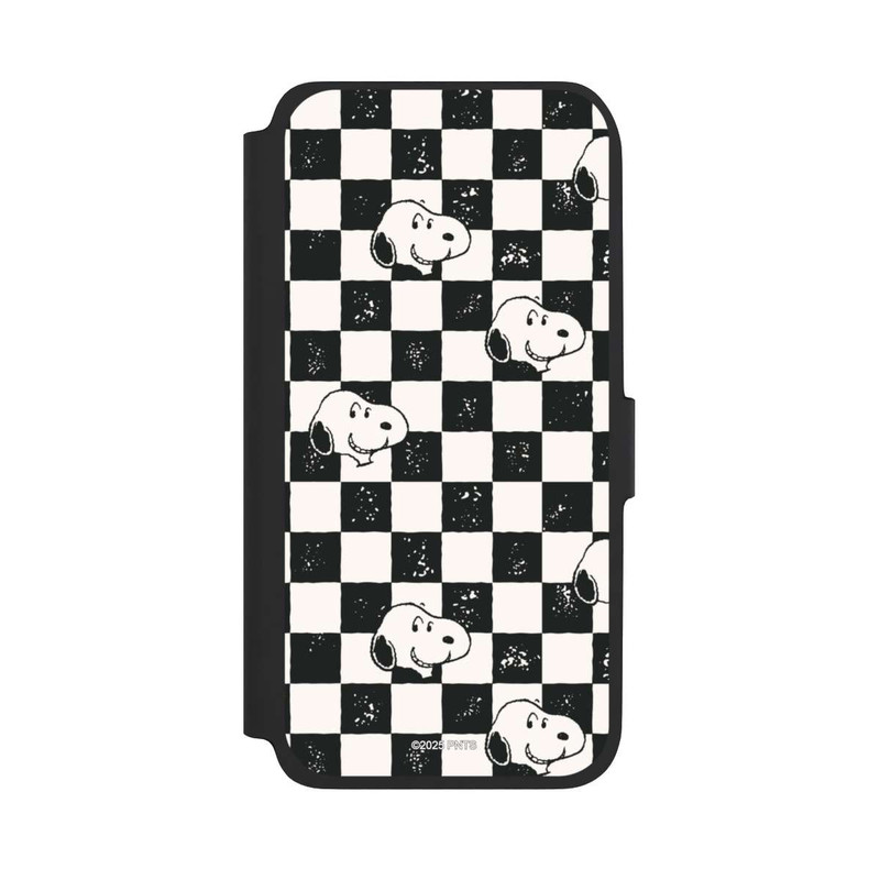 Galaxy A17 5G NIVOflip Snoopy Heads Checked Pattern