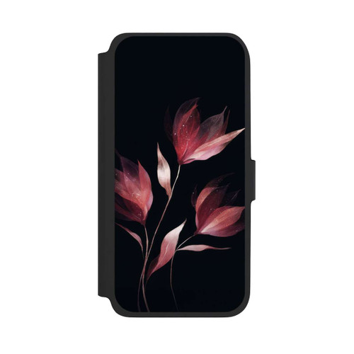 Samsung Galaxy A17 5G NIVOflip Burgunderrote Blume Negativ