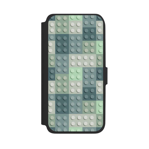 Samsung Galaxy A17 5G NIVOflip Grünes Blockmuster