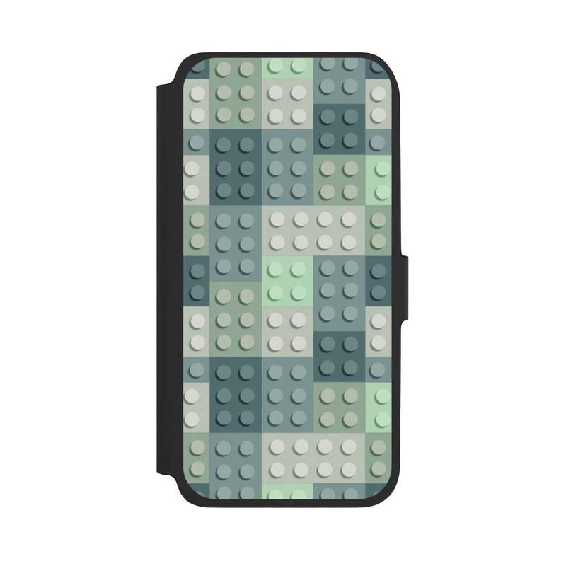 Galaxy A17 5G NIVOflip Green Blocks Pattern