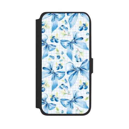 Samsung Galaxy A17 5G NIVOflip Blaue Schleifen und Blaubeeren mit KI