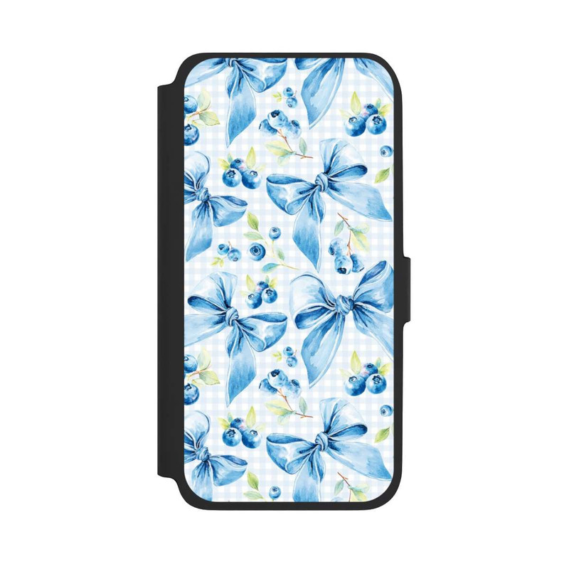Galaxy A17 5G NIVOflip Blaue Schleifen und Blaubeeren mit KI