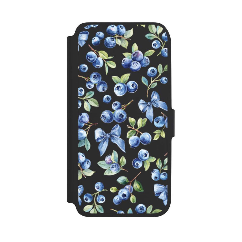 Galaxy A17 5G NIVOflip Blaubeere Schleifen Transparent mit KI