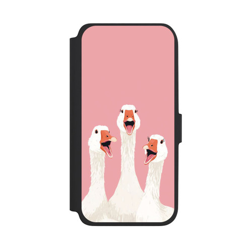 Samsung Galaxy A17 5G NIVOflip Drei Gänse Rosa mit KI