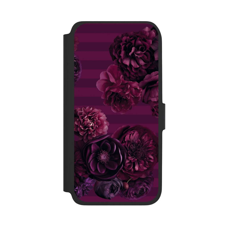 Galaxy A17 5G NIVOflip Majestic Baroque Blossom Dream Burgundy Pink with AI