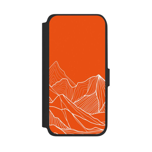 Samsung Galaxy A17 5G NIVOflip Höhenlinien Berg Orange