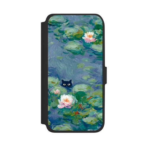 Samsung Galaxy A17 5G NIVOflip Katze im Teich Gemälde