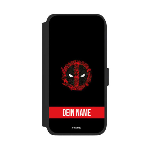 Samsung Galaxy A17 5G NIVOflip Deadpool Logo Personalisierbar