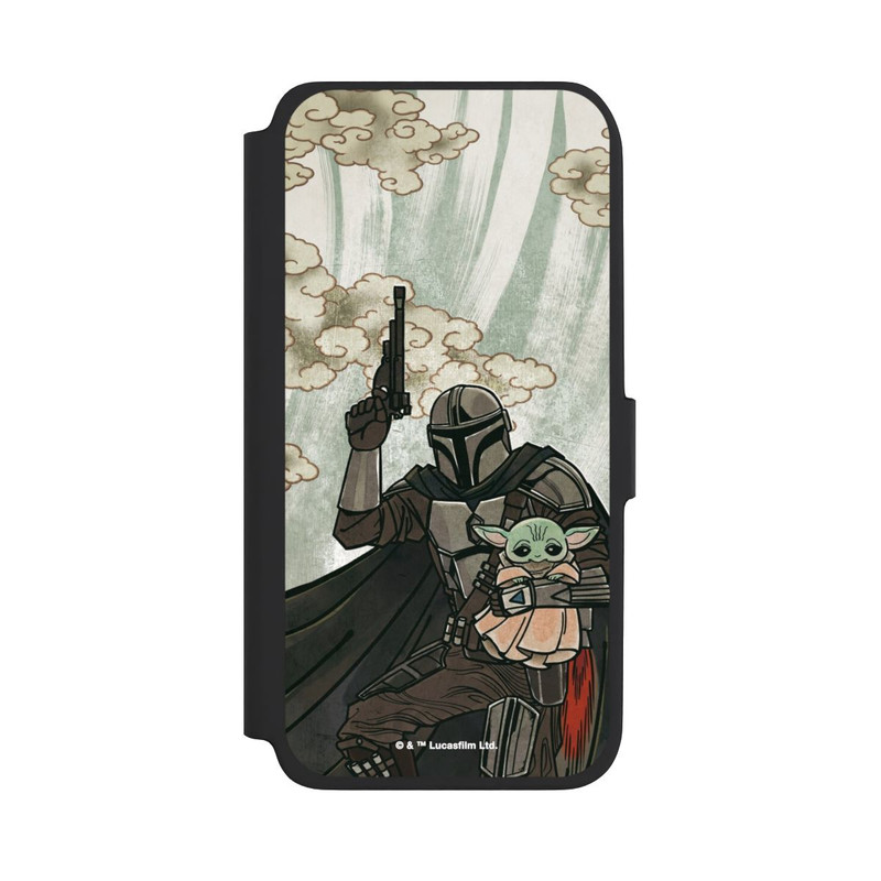 Galaxy A17 5G NIVOflip Mandalorian and Child style japonais