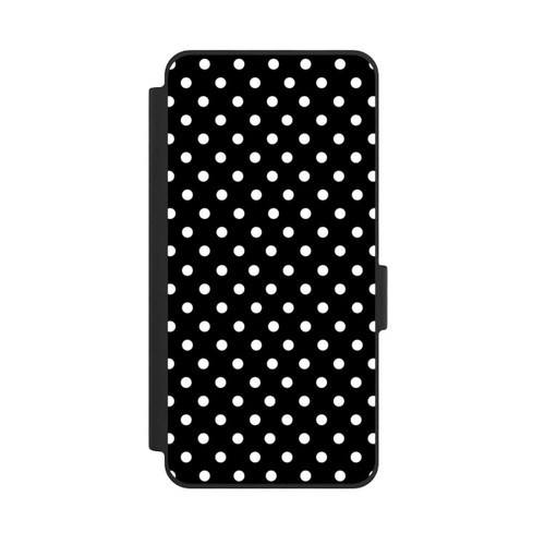 Samsung Galaxy S26 NIVOflip Confettis blancs sur fond noir