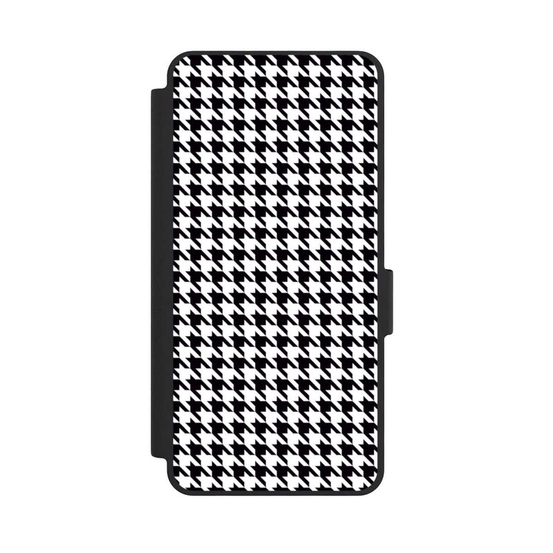 Galaxy S26 NIVOflip Hahnentritt Schwarz Weiß