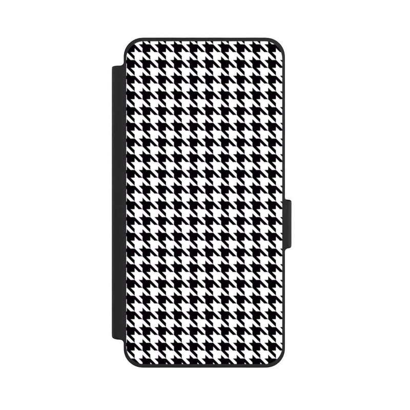 Galaxy S26 NIVOflip Houndstooth black-white